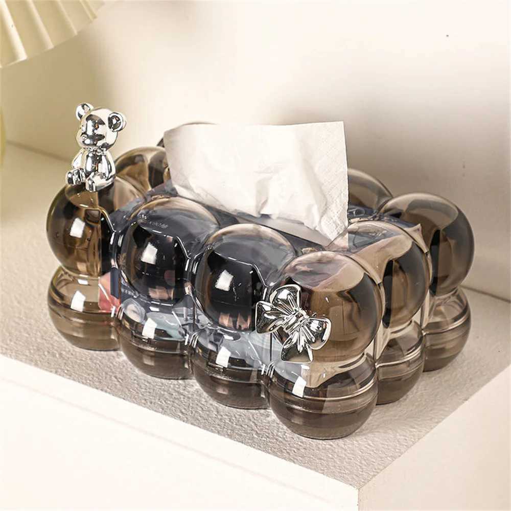 Semi-Transparent Cloud Tissue Box Minimalist Bubble Tissue Holder Creative Cotton Candy Tissue Cover Living Ro Decor H251201