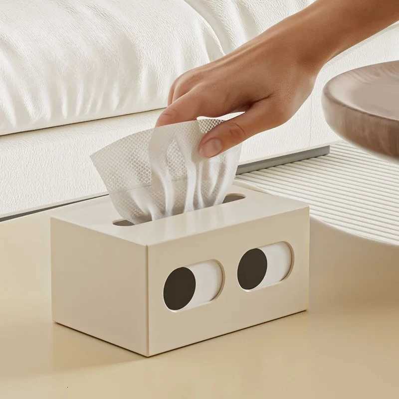Big Eyed Tissue Box Living Ro He Paper Box Table Decoration Creative Dining Table Cute Facial Expressions Tissue Storage Box H251201