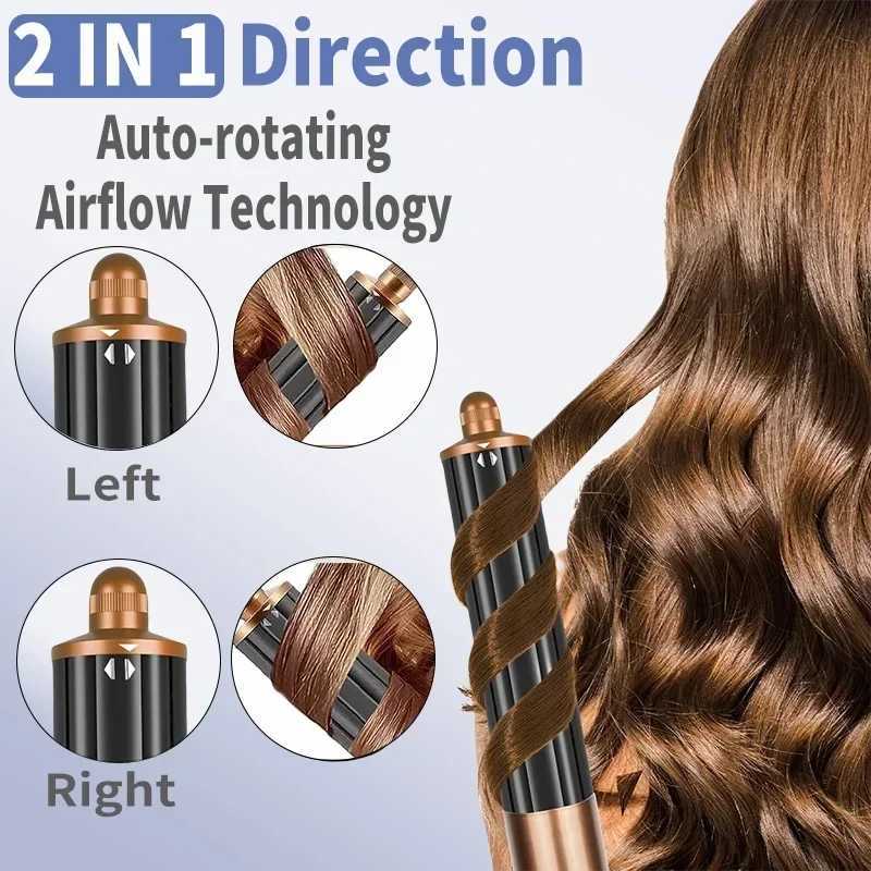 6 in 1 Hair Styler High-Speed Negative Ion Hair Dryer Mti Hair Styler Professional Blow Dryer B for Curling Gift for Wen C251202