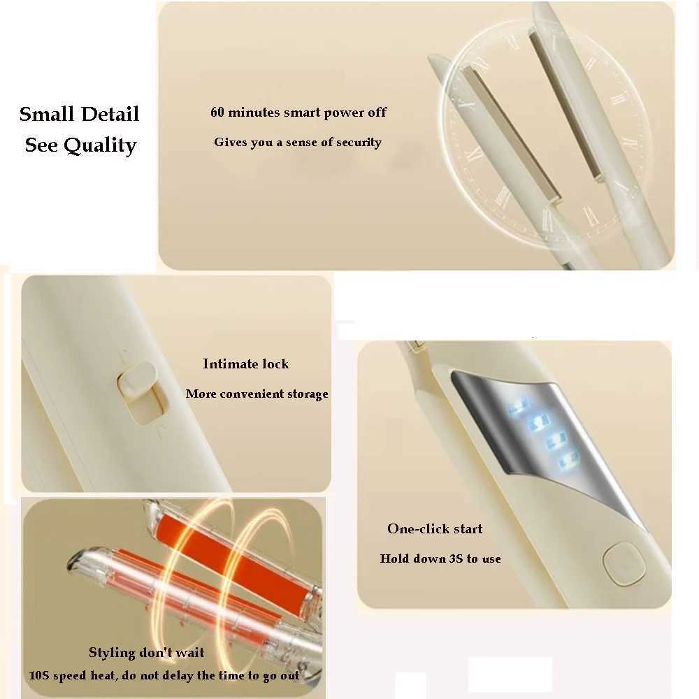 Semi-Round Electric Curling Iron Fluffy Curling Iron High Skl Pad Hair Root Men And Wen Curling Iron Perming Iron Tool C251202