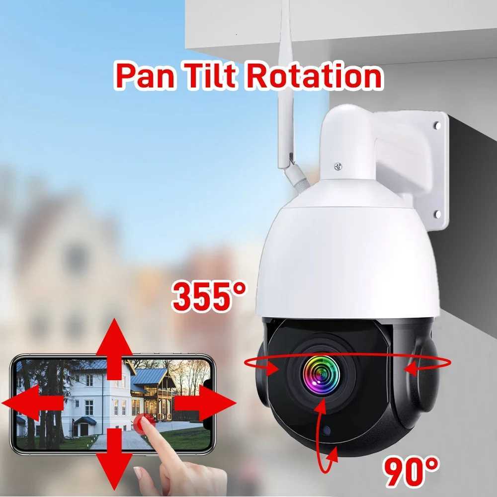 NINIVISION 4K 8MP WiFi Video Surveillance Camera 50X PTZ Zo CCTV Two-Way Au Human Detection Outdoor Security PTZ IP Cameras C251202