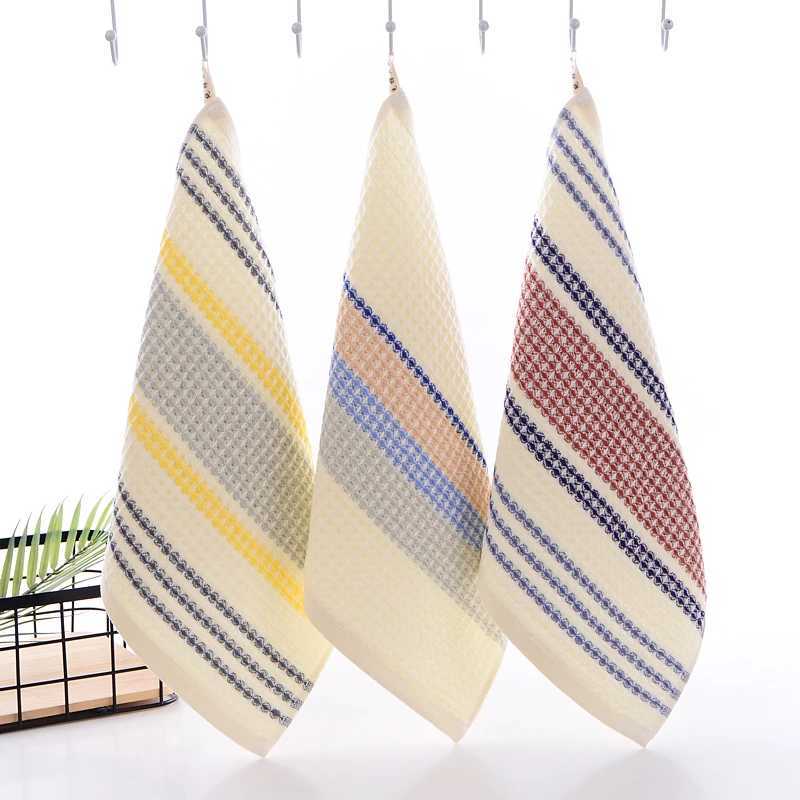 70x140cm Thickened 100Cotton BathTowel Premium Striped Waffle Towel AdultKids Home super-Soft absorbent Not shedding hair Towel Y251202