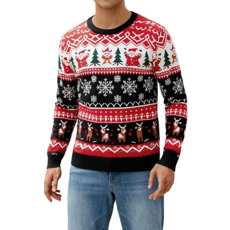 Santa Claus Pattern Hoodie For Men Christmas Deer Snow 3D Printed Pullover Autumn Women Hoodies Long Sleeve O-Neck Sweatshirts J251203