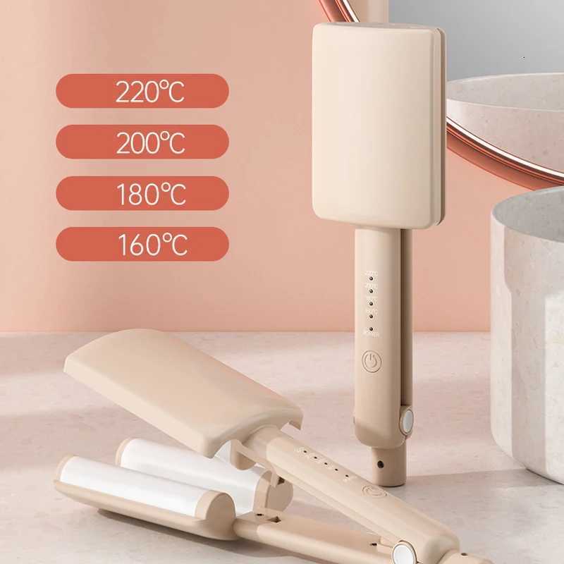 Triple Barrel Hair Curling Wand Ceramic Glaze Hair Care Curling Iron Hair Curler Roller Corrugation Waver Curly Styling Tool C251202