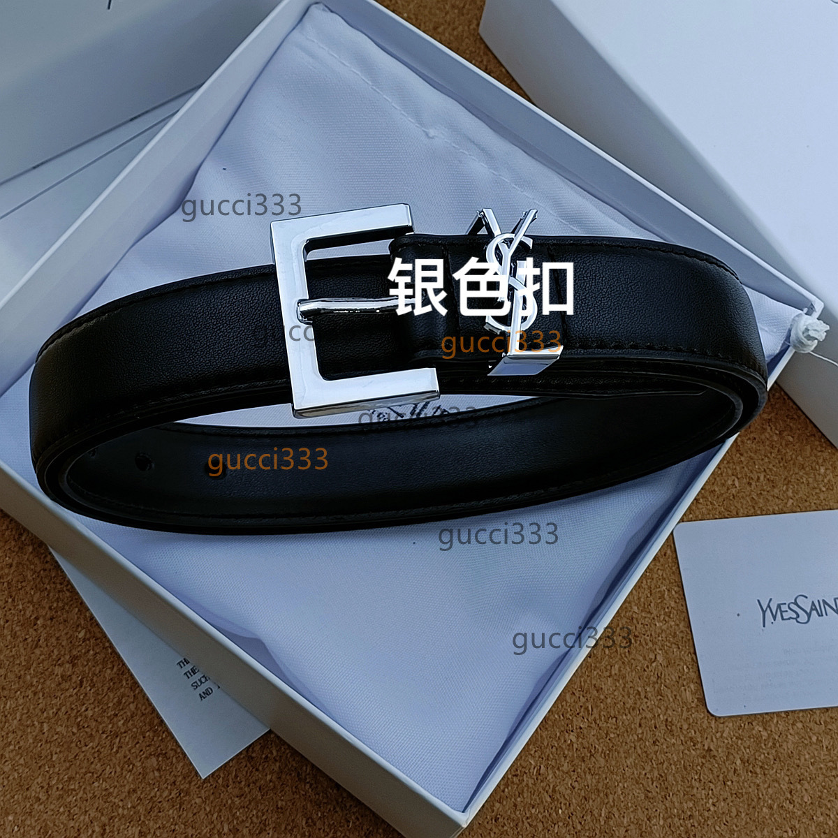 New designer men's and women's luxury belt made of pure steel, fashionable and classic casual style Saints Laurents yslbelt ysl ddd4