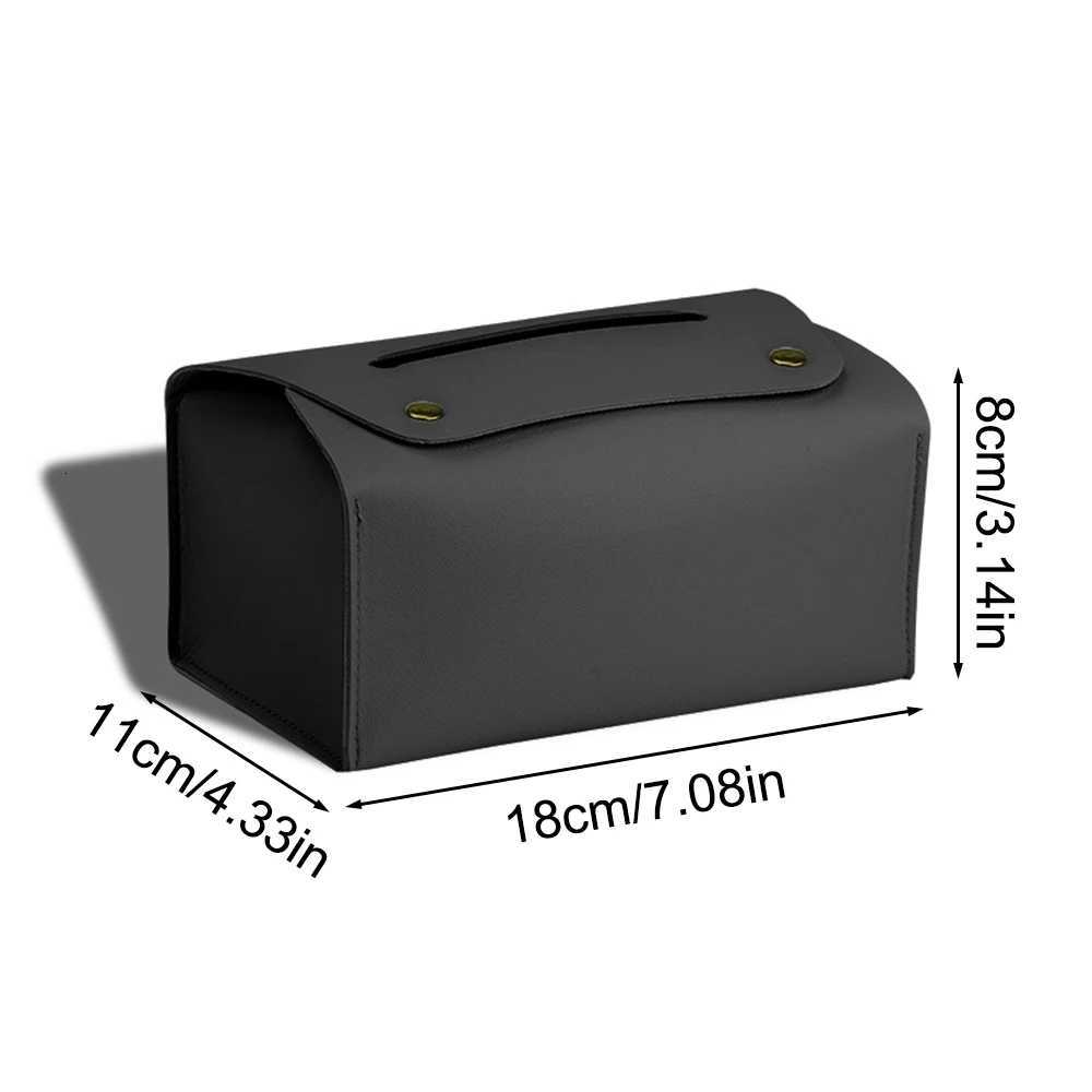 1 Household Pu Leather Tissue Box Desktop Decoration Suitable For Dining Ro Living Ro Kitchen Tissue Storage Box H251201