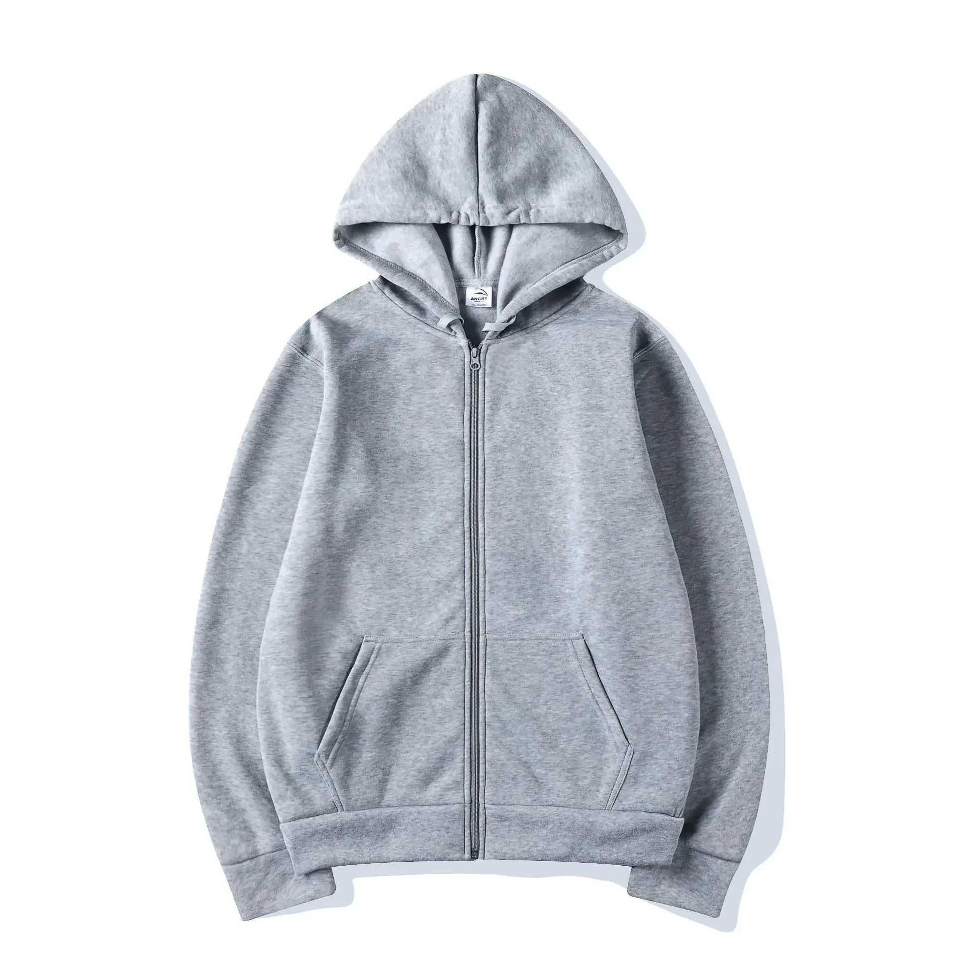 Fashion Casual Black Gray Blue Zipper Hoodie Hip Hop Street Wear Sweatshirts Skateboard Men/Woman Pullover Hoodies Male Hoodie J251203