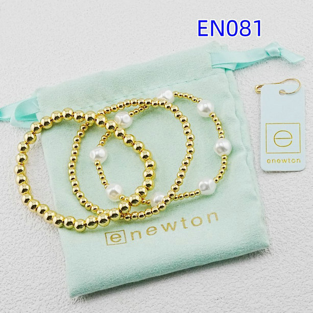 High Quality Enewton Beads 3pcs/set Cross Real Gold Pearl Filled Bracelet Bangle Brand Birthday Gift 1:1 Brand EN081