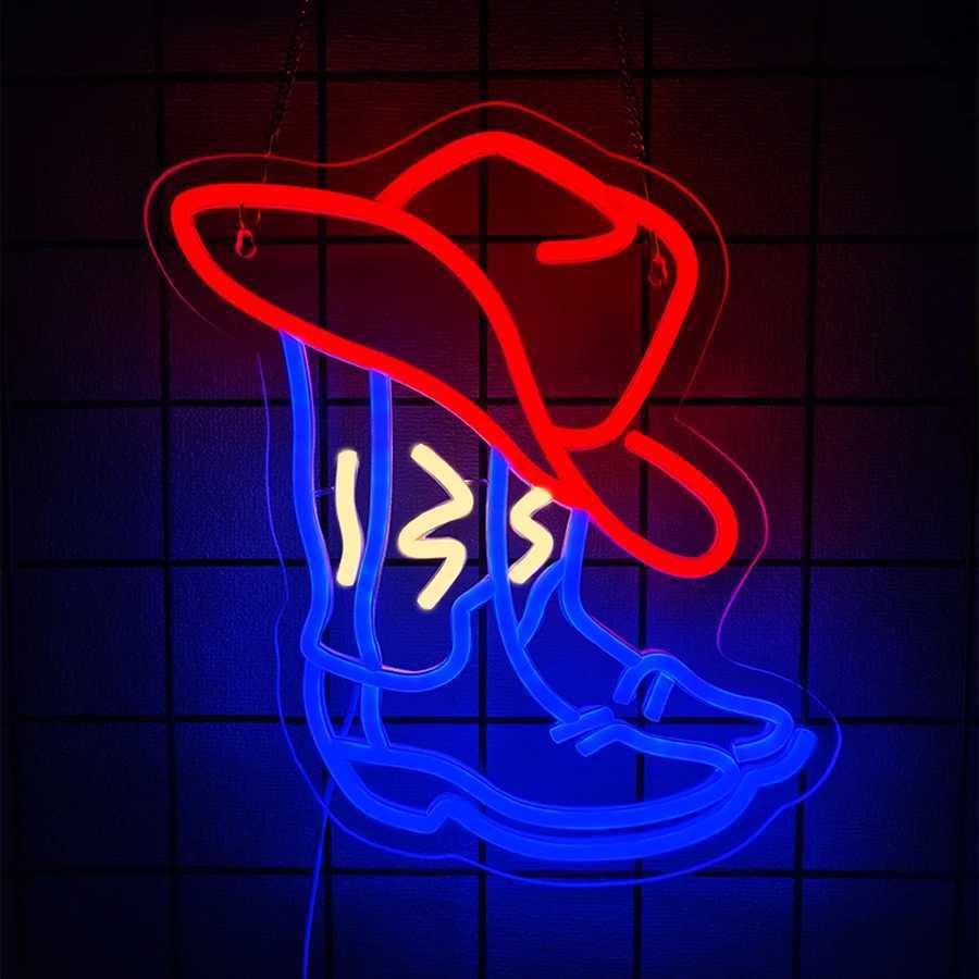 Hat Series Neon Signs Used For Wall Decor Usb Powered Bedroom Bar Club Game Room Man Cave Wall Lights Easy To Hang H251201