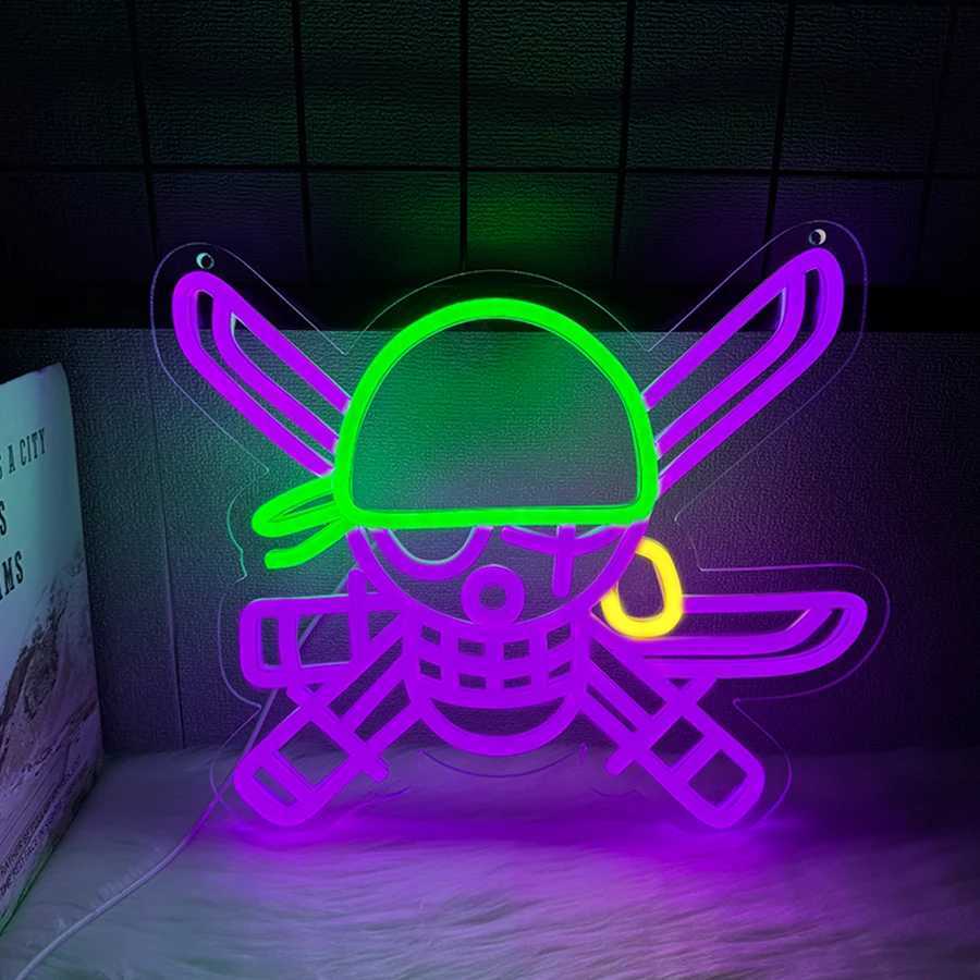 Skeleton Led Neon Sign Knife Icon Hand-Made Usb Powered Used For Artistic Decor Lights In Clubs Game Rooms And Bedrooms H251201