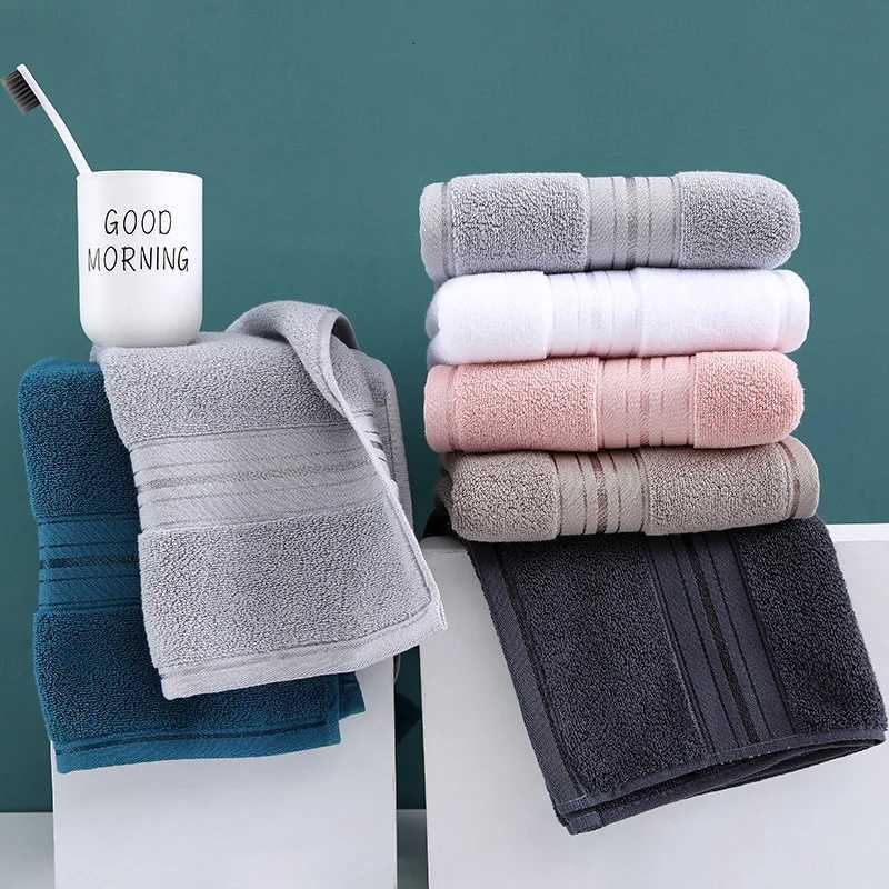 35X75cm 100 cotton towel absorbent adult bath towel pure color soft are super absorbent super soft travel and sports towels Y251202