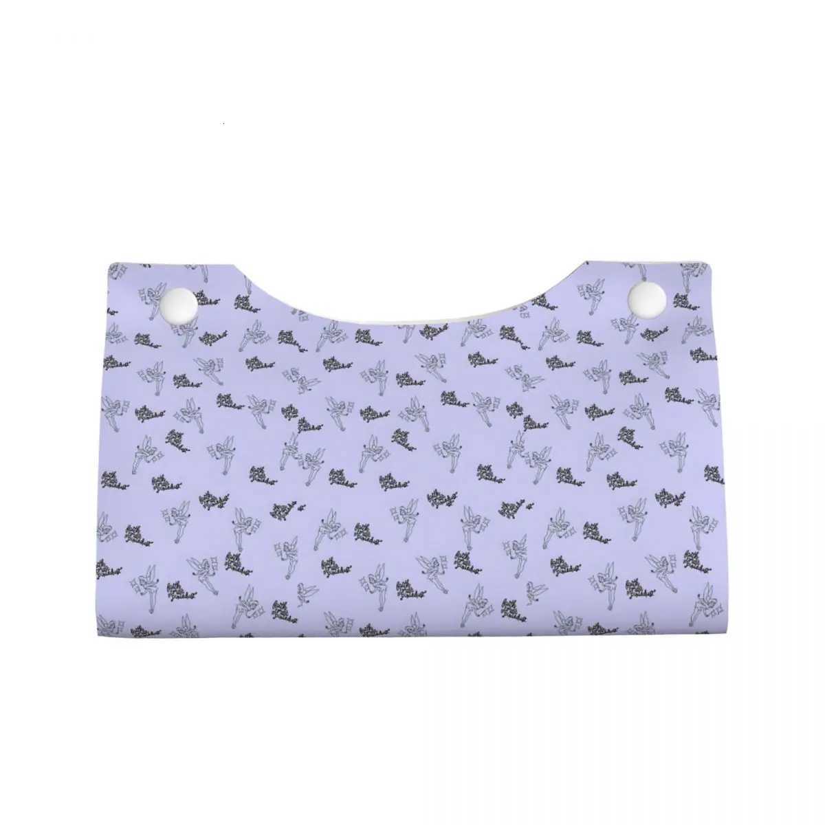 Cust Tissue Box Cover for Bathro He Cartoons Rectangar PU Leather Facial Tissue Box Holder H251201