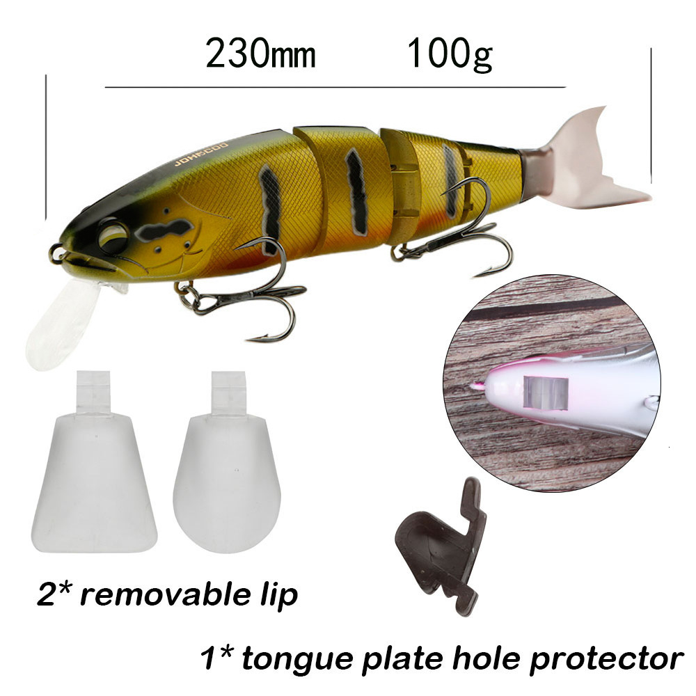 Baits Lures Swimming Bait Jointed Fishing Lure Floating Hard bait with Jerk Fishing Lure For Big Bait Bass Pike Minnow Lure High Quality 230403