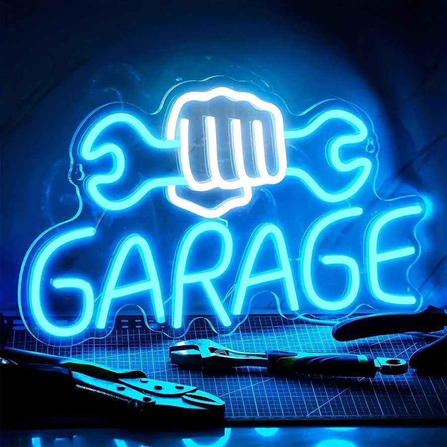 Garage Neon Sign For Wall DecorLed Neon Light For Man Cave Car Room Auto Repair Shop Car Enthusiast PartyCar Repair Shop H251201
