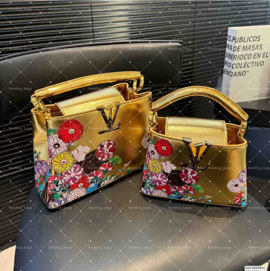 10A Mirror Quality capucines bag designer handbag women Top Handle Bag 27cm shoulder bag Totes WOMEN luxurys leather Clutch Pouch crossbody bag