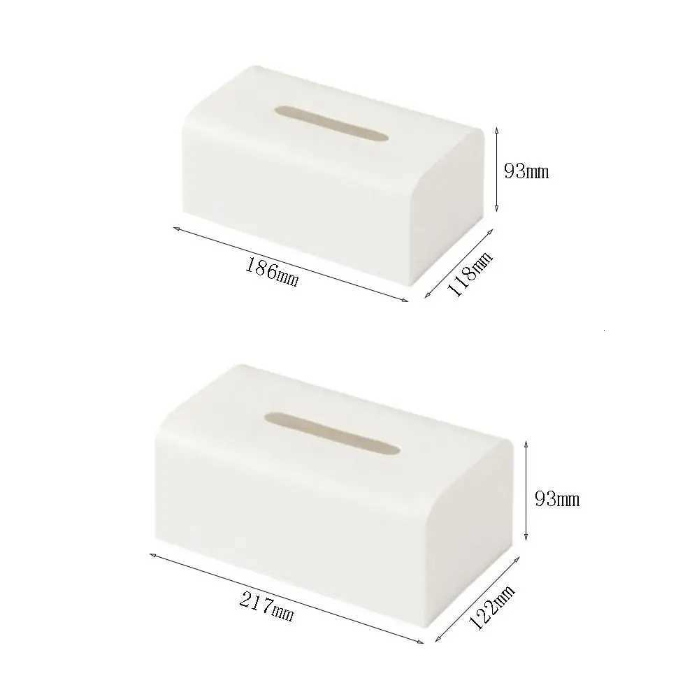 Mti-Function 2 Size Tissue Holder Nordic Style Luxury Napkin Box White Plastic Tissue Dispenser Living Ro H251201
