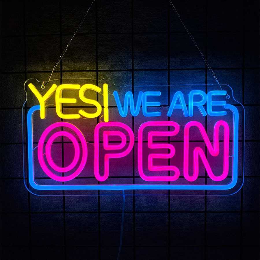 Open Led Neon Sign Business Personality Icon Usb Powered Used For Bars Clubs Restaurants Hotels Parties Game Rooms Decor H251201