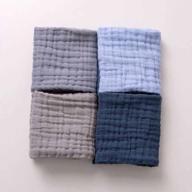4 Pcs Newborn Cotton Towels Baby 6-Layer Gauze Soft Face Towels Boys Girls Cozy Spitting Milk Drool Towel Y251202