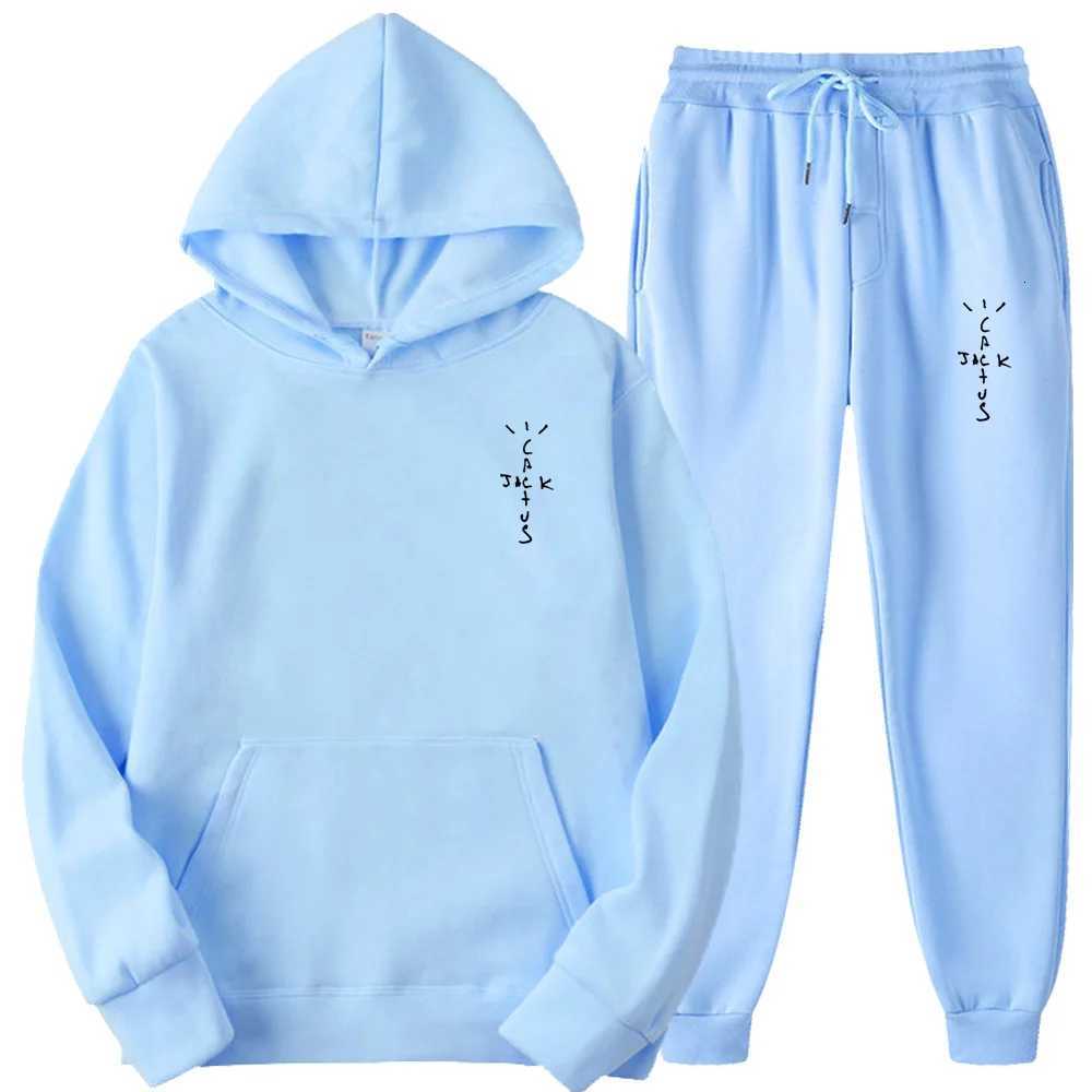 mens and womens sportswear long sleeved sportswear mens and womens hoodies casual warm hoodies two-piece set long pants W251202