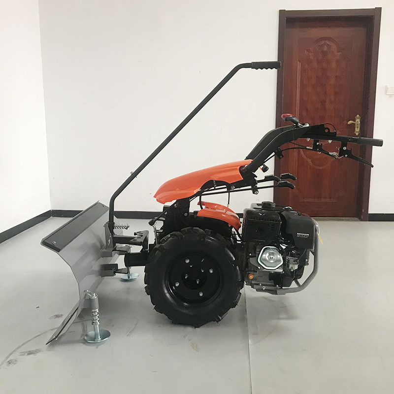 Professional-Grade Snowplow with Integrated Power Unit | New All-Terrain Motor & Gear Engine for Farm & Construction