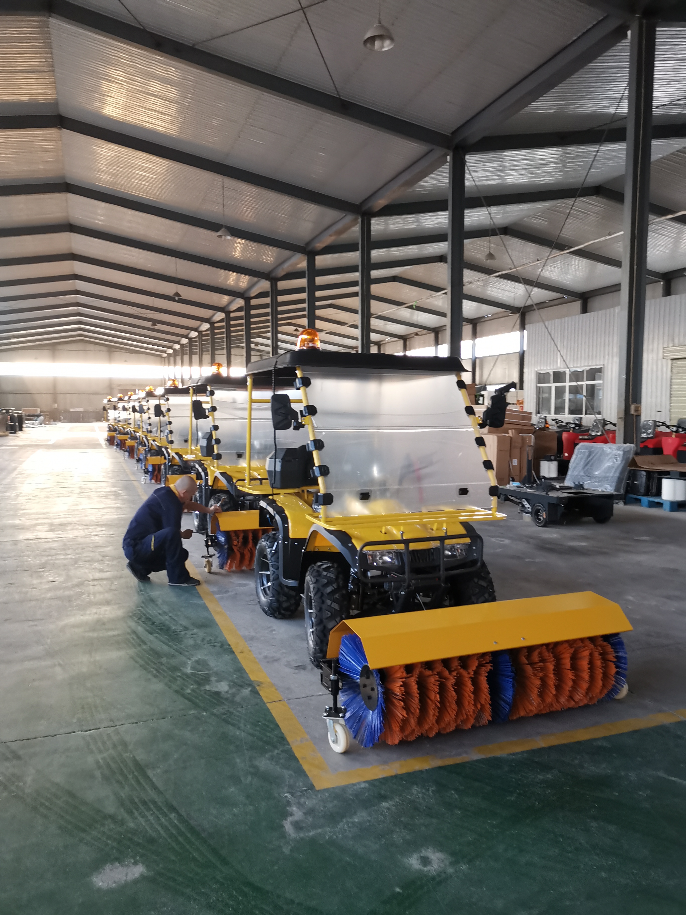 YG Premium Snowplow with Integrated LED Safety Lights | Built for Demanding Night Operations in Denmark