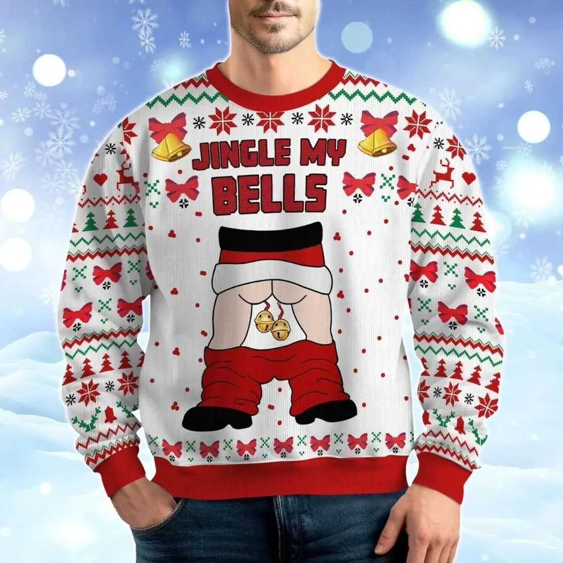 2026 Casual Ugly Sweater Party Christmas Gift Santa Claus Graphic Pullover Mens 3d Printing Funny Sweatshirts Autumn Hoodies J251203