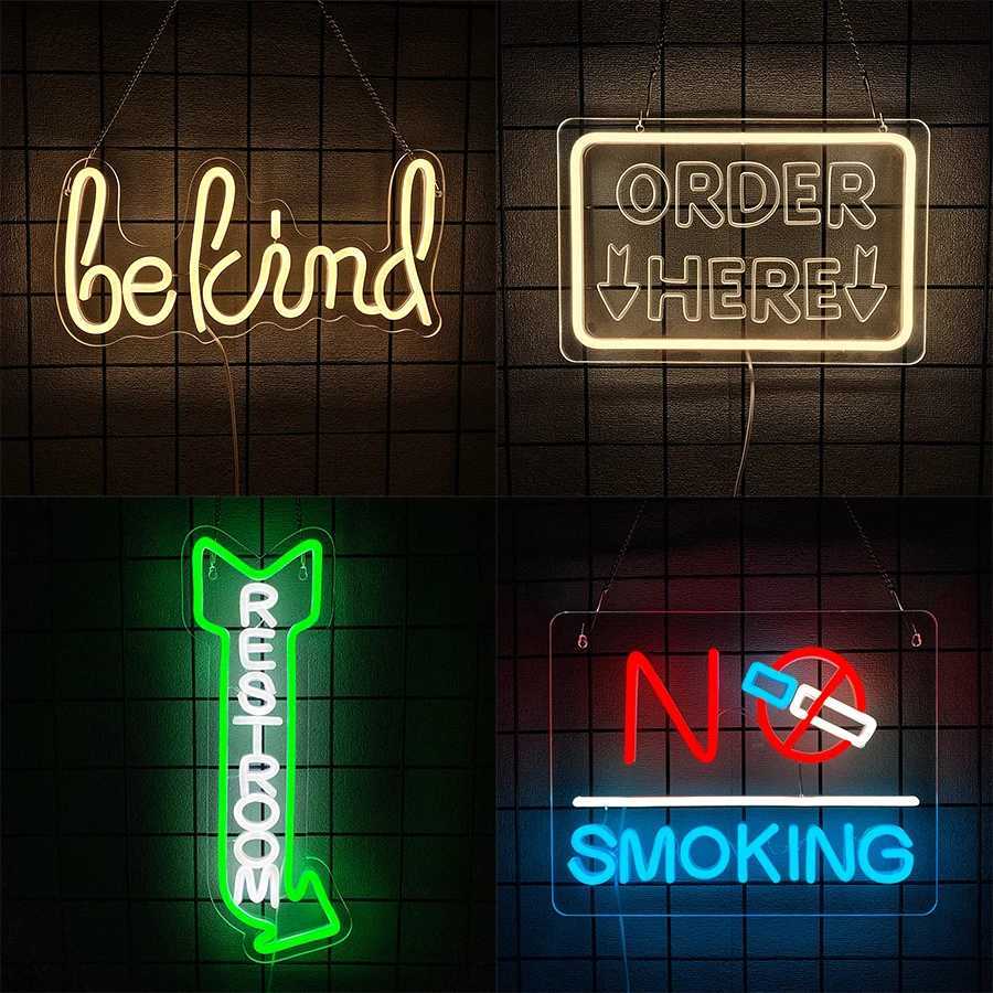 Warm Reminder Led Neon Sign Wall Art Decor Usb Powered Used For Wall Lamps In Clubs Bars Shopping Malls And Hotels H251201