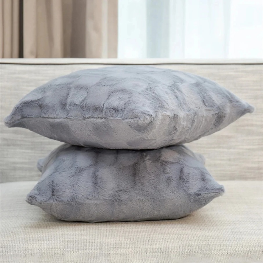 Plush Cushion Cover… - image