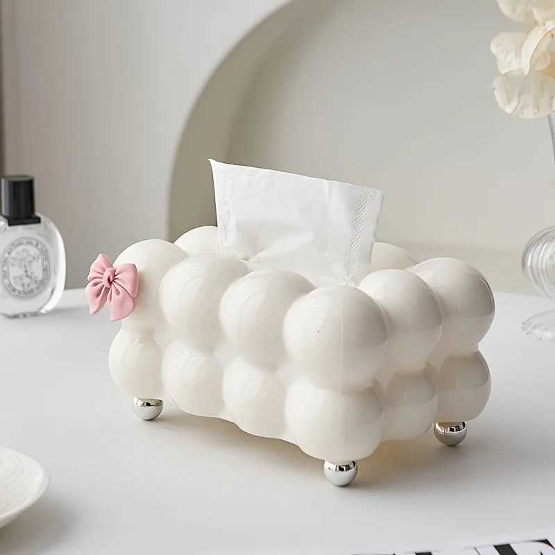 1pc Premium Cloud-Shaped Plastic Tissue Holder Solid Color Creative Paper Tissue Boxes Car Tissue Holder Acrylic Box H251201