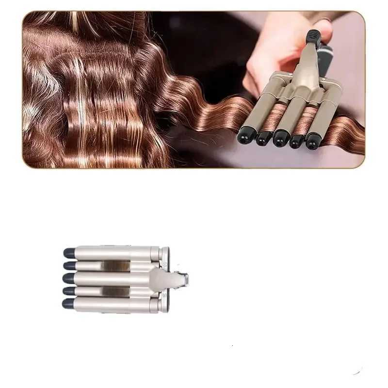 5 In 1 Mtifunctional Curling Iron 5 Interchangeable Curling Wand Set Ceramic Barrel Professional Hair Curler C251202