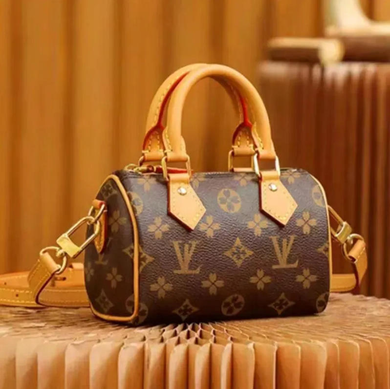 Designer bag Quality High Quick Purse Boston Tote Luxury bag Mini Pillow Handbag Women Crossbody Messenger Bag Classic Design Floral Make shoulder bag