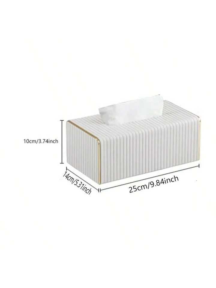Paper towel holder suitable for bathro tissue boxLeather paper towel holder is suitable for bedro dining table off H251201