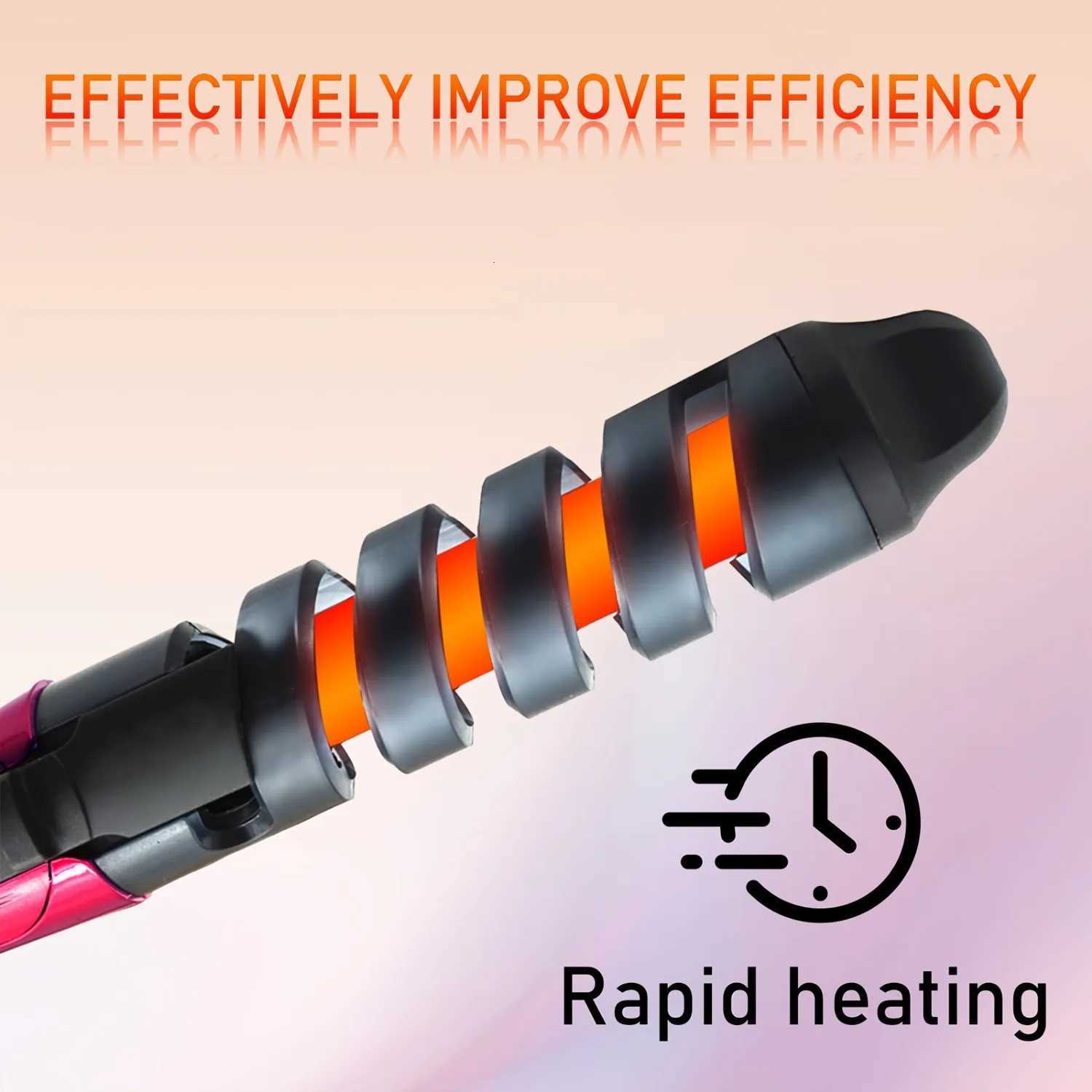 2-in-1 Curling Iron Set Instant Heat Up for Short Medium and Long Hair Wens Hair Tools Holiday Gifts C251202