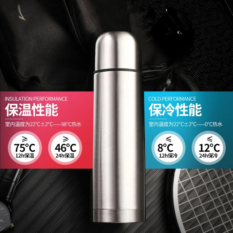 Portable Double Layer Thermal Mug Food Thermos For Tea With Heating Display Cup Stainless Steel Water Bottle Cups Of 251202 W260226