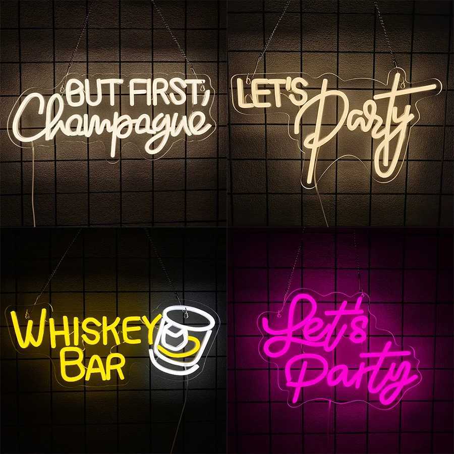 Cocktail Series Neon Sign Letter Icon Wall Decor Usb Powered Used For Beer Bars Clubs Holiday Parties Man Cave Wall Lamps H251201