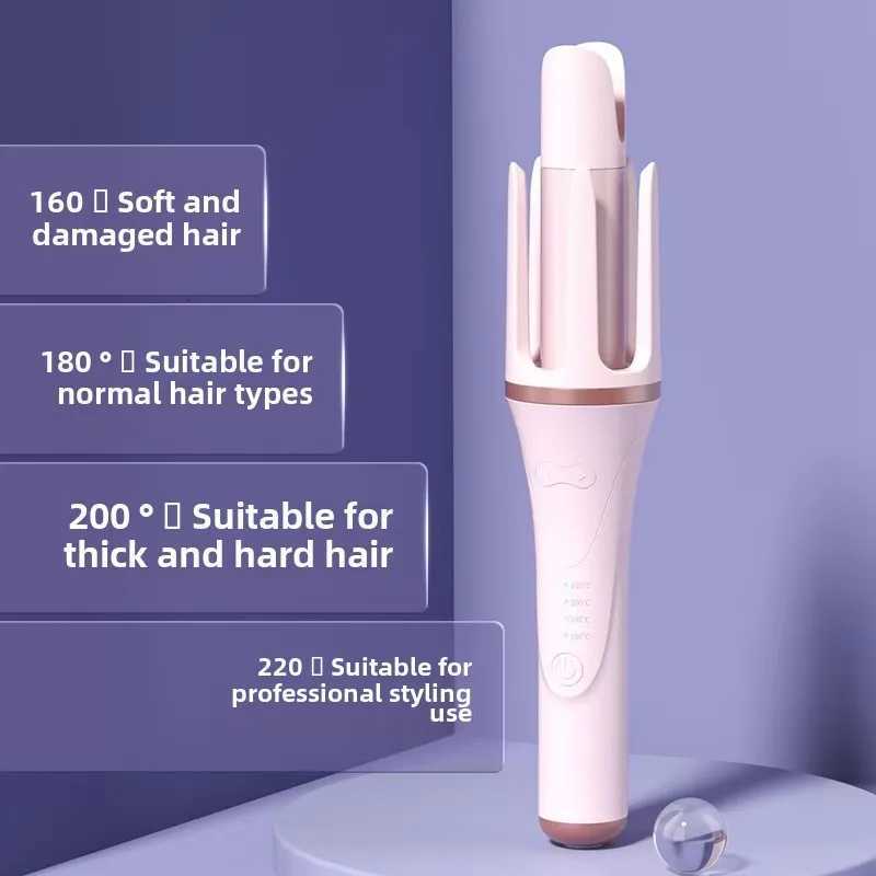 Fly Autatic Curling Iron Anti-Tangle Hair Curler with Negative Ions Latest Curling Wand Hair Curler for long-la styling C251202