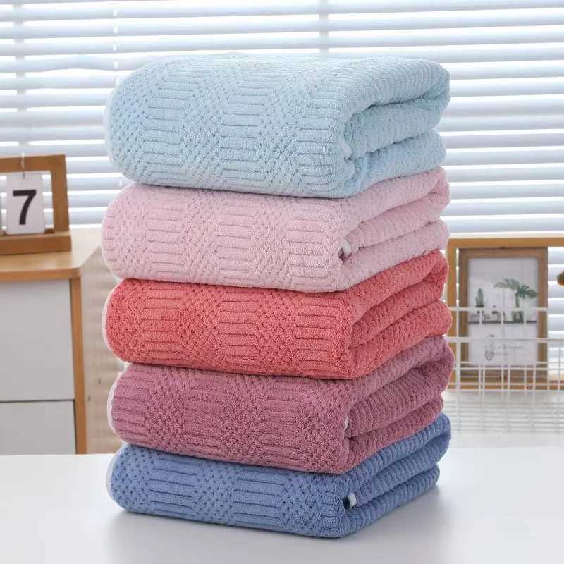 1pc Striped Coral Velvet Hand bath Towel Soft Quick Drying Towel Absorbent Hand Towel For Bathroom Y251202