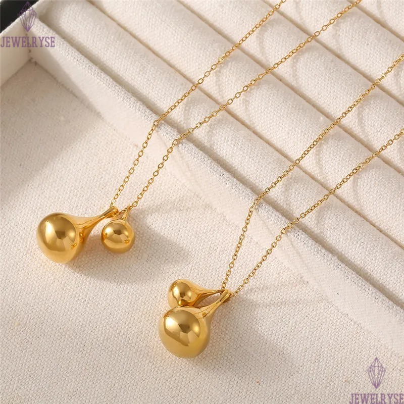 long 18k gold chain drop necklace designer for woman stainless steel pendant silver necklaces 60cm daily outfit fashion jewelry birthday friend family