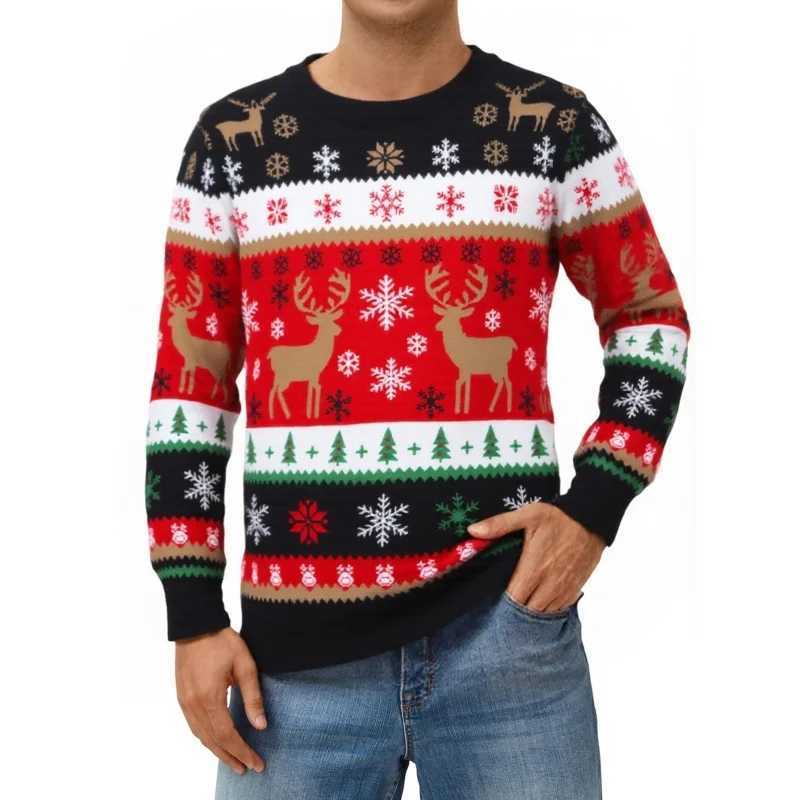 Santa Claus Pattern Hoodie For Men Christmas Deer Snow 3D Printed Pullover Autumn Women Hoodies Long Sleeve O-Neck Sweatshirts J251203