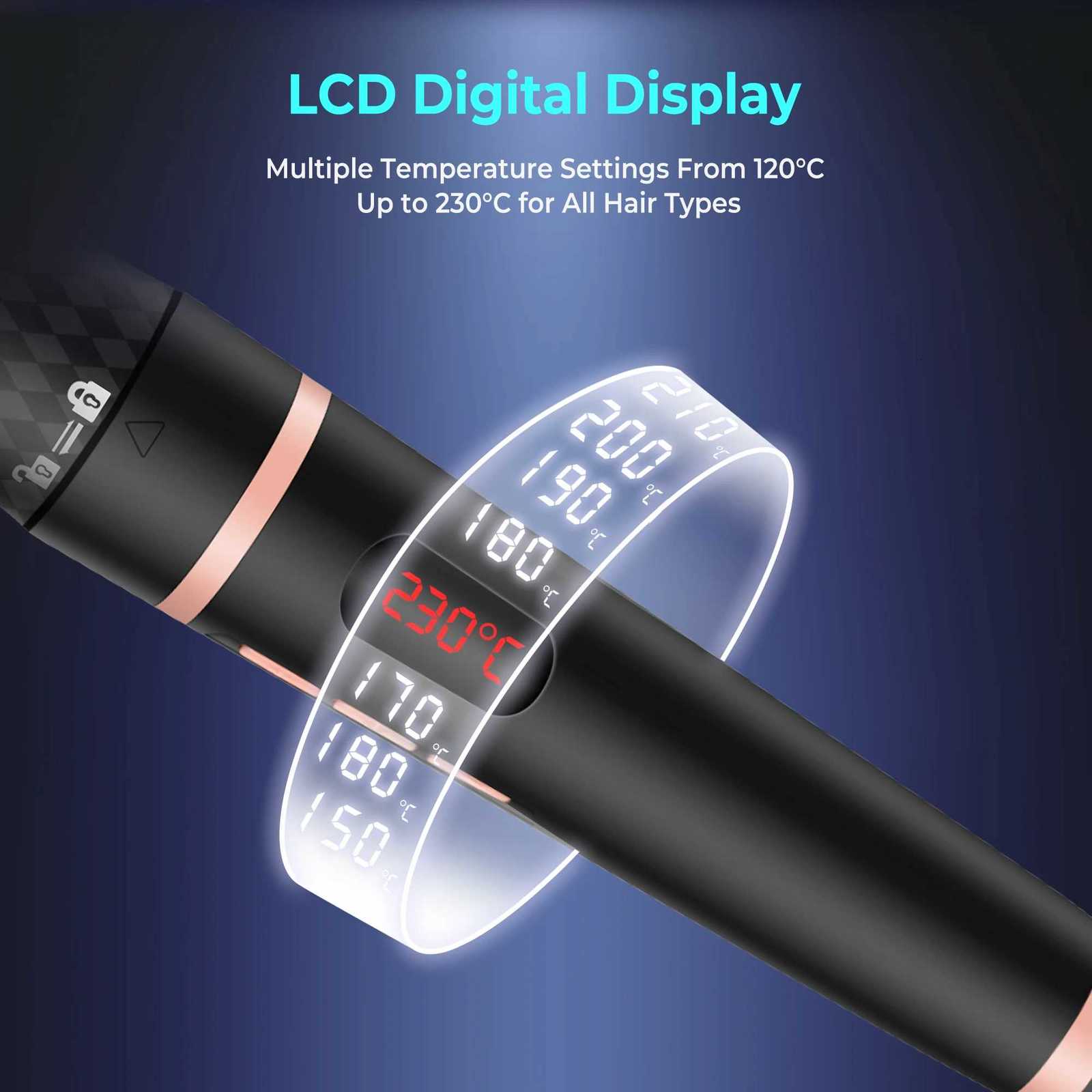 2 in 1 Thermal B Set Double PTC Heated Heat Round B Ionic Curling B 11 Temps Heated Curling B C251202