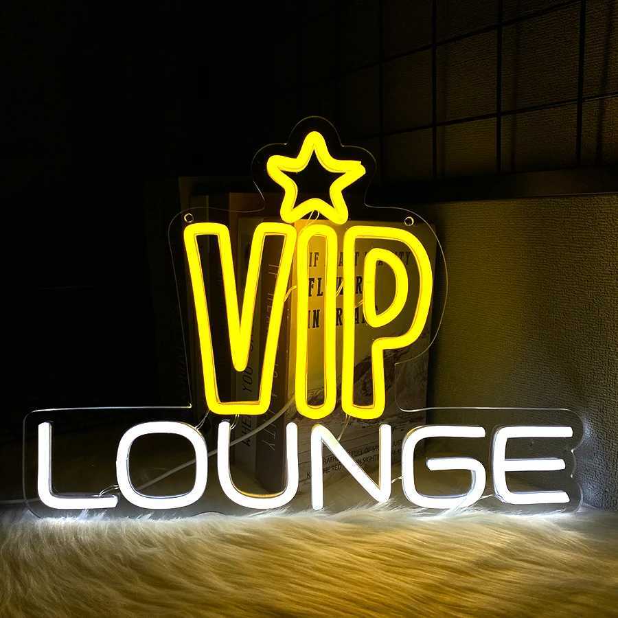 Vip Lounge Neon Sign Color Led Letter Lamp Usb Powered Light Used For Art Decor In Bars Hotels Vip Rooms And Senior Clubs H251201