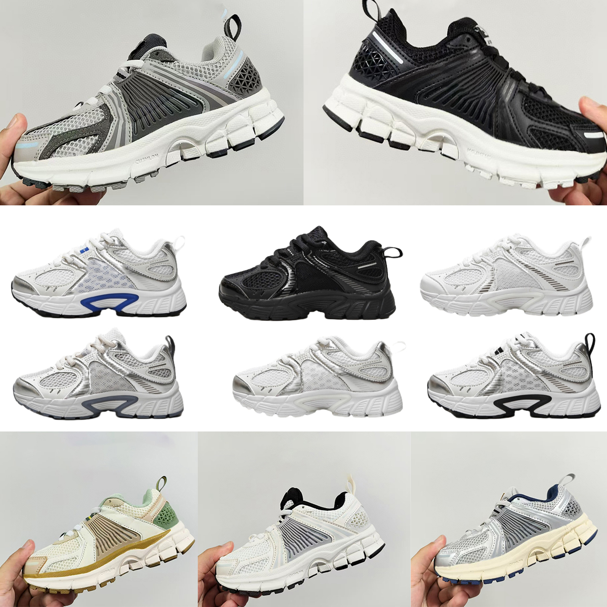 Top V5 Kids Running Shoes New Designer kids Trainers for Boys Girls Bright Ceramic White Picante break Malachite Vast Grey Outdoor Sneakers Size 26-37.5