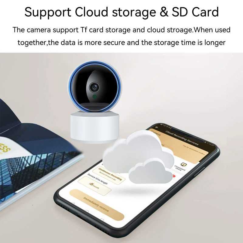 Tuya 5MP WiFi IP Camera Baby Monitor 360 PTZ Motion Detection 2 Way Au Night Vision ports TCP/IP/ Private Protocol C251202