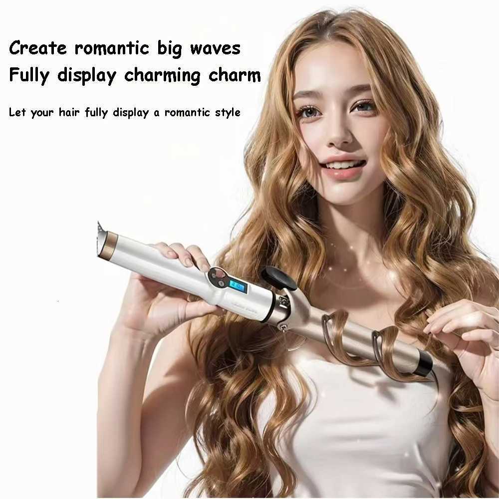 Electric Professional Ceramic Hair Curler LED Curling Iron Roller Curls Wand Waver Hair straightener Styling Tool 9mm-38mm C251202