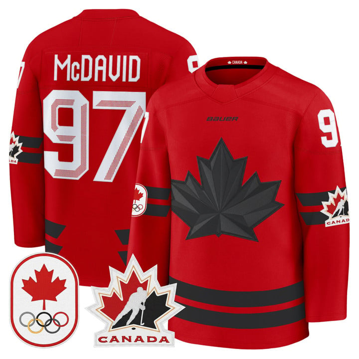 87 Sidney Crosby Canada Team 2026 Olympices hockey jersey Connors McDavid Nathan MacKinnon Nick Suzuki Marner Macklin Celebrini Schaefer Bedard Cale M