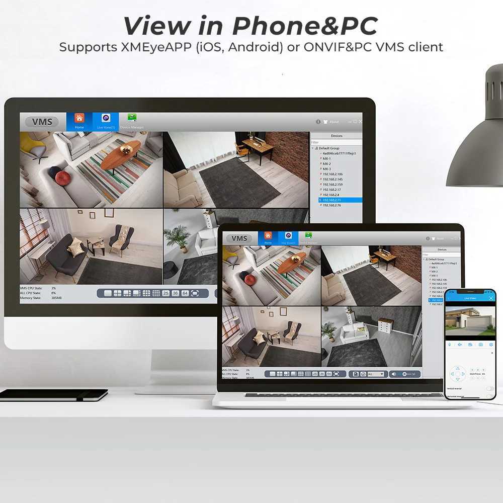 8MP 4K POE PTZ IP Camera Outdoor Waterproof Metal Vandal-proof CCTV Security Surveillance Camera 5MP He Ceiling De Camera C251202