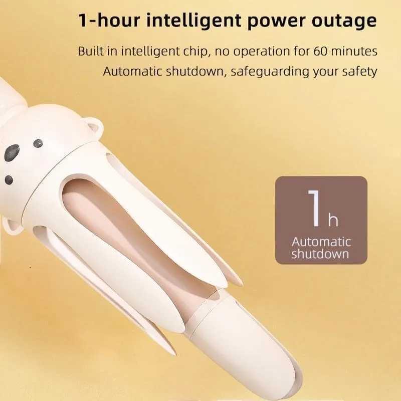 Fly autatic curling stick lazy curling tool electric rotary curler large curling without damaging hair C251202