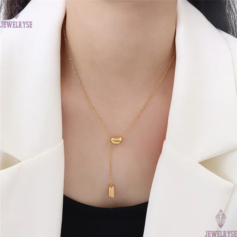 18k gold stainless steel designer necklace for woman party lucky pendant luxury silver necklaces chain choker jewelry women birthday valentines day fa