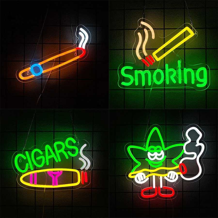 Tobacco Series Neon Signs Wall Business Decor Usb Powered Used In Clubs Bars Man Caves Shops Art Wall Lamps Easy To Hang H251201