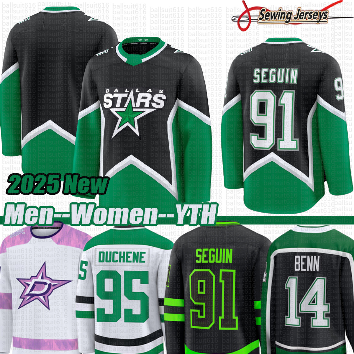 #21 Jason Robertson jersey Mikko Rantanen Stars jersey Jake Oettinger Matt Duchene Jamie Benn Roope Hintz Wyatt Johnston Seguins DallasS Hockey Jerseys